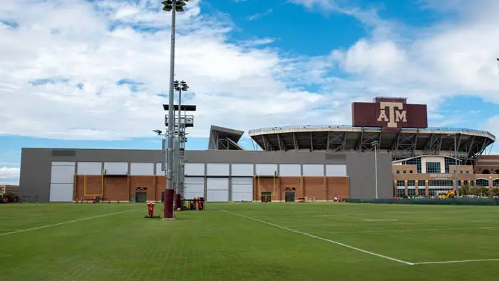 field outside stadium