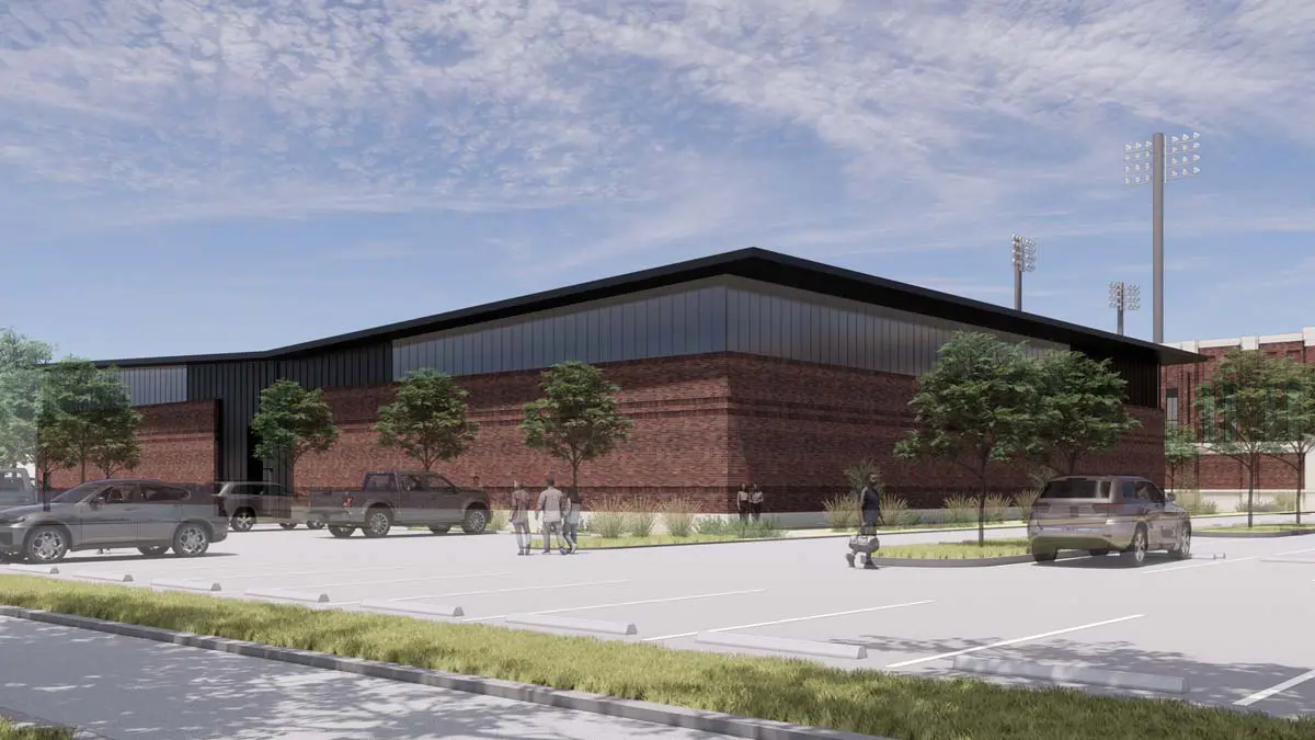 Rendering of building