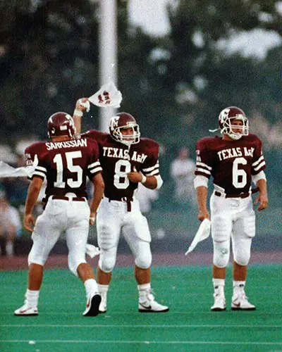 Family on field