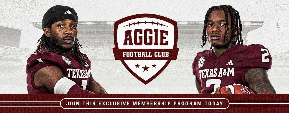 Graphic with two football players posing